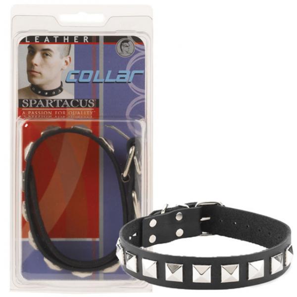 Leather Collar 1 Inch With Assorted Studs - Buy X Toys