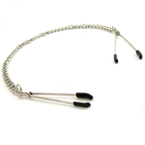 H2h Nipple Clamps Tweezer With Chain (chrome) - Buy X Toys