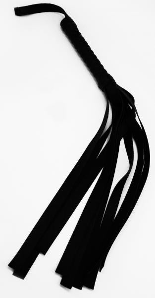 Faux Leather Flogger Black - Buy X Toys