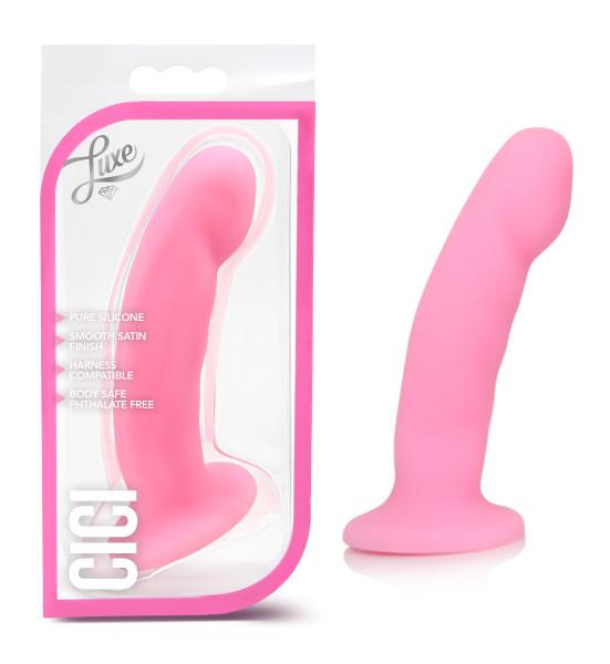 Luxe Cici Pure Silicone Pink Dildo - Buy X Toys