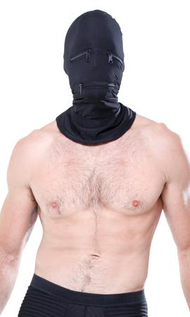 Fetish Fantasy Black Zipper Face Hood O/S - Buy X Toys