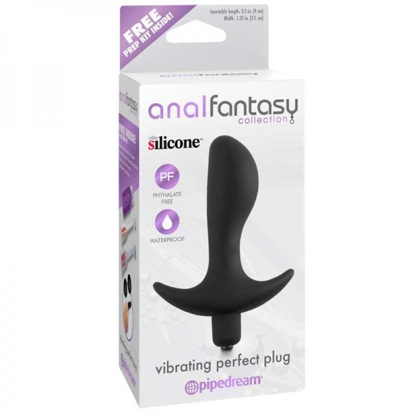 Anal Fantasy Vibrating Perfect Plug Black