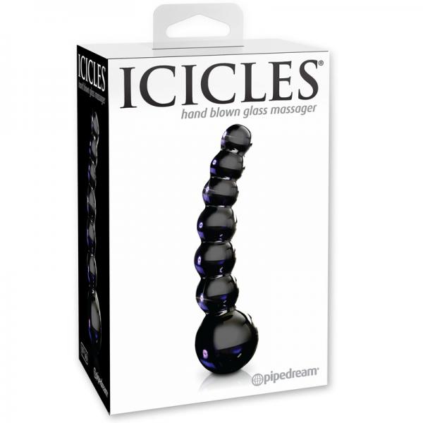 Icicles No 66 Glass Massager Black - Buy X Toys