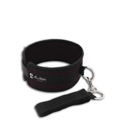 Lux Fetish Collar And Leash Set Black - Buy X Toys