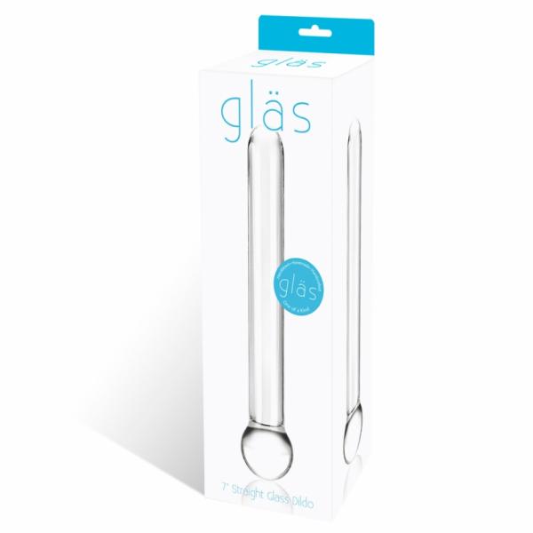 Glas 7 inches Straight Glass Dildo Clear - Buy X Toys