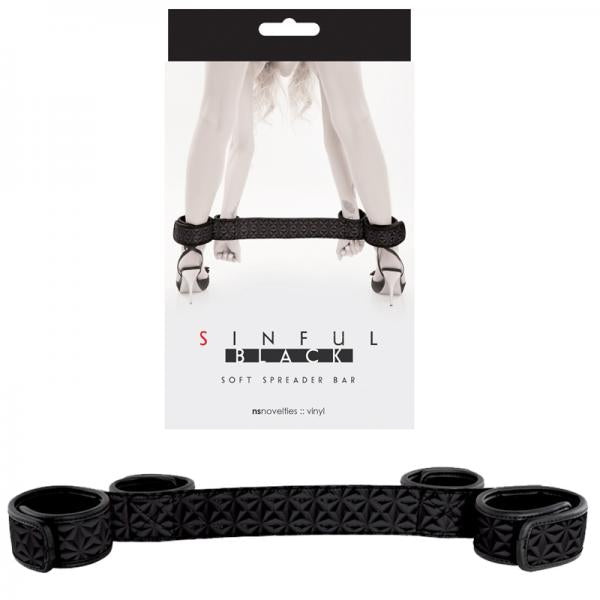 Sinful Soft Spreader Bar Black - Buy X Toys