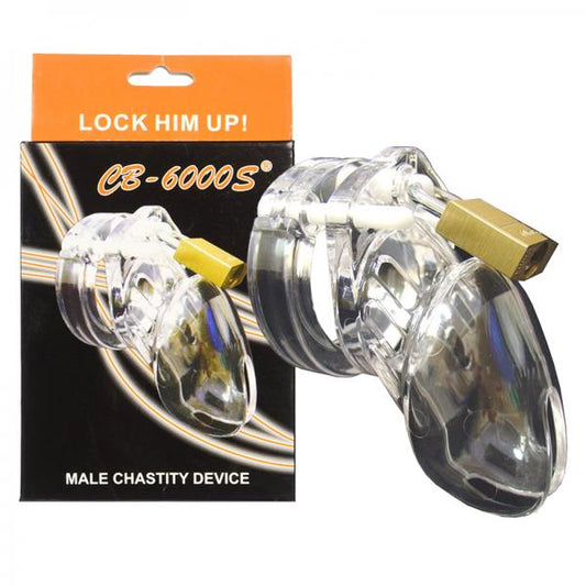 CB-6000S Clear Male Chastity - Buy X Toys