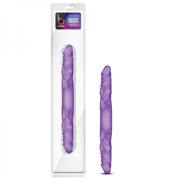 B Yours 14 inches Double Dildo Purple - Buy X Toys