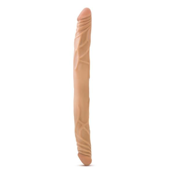 B Yours 14 inches Double Dildo Latin Tan - Buy X Toys