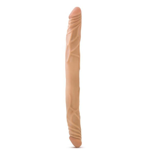 B Yours 14 inches Double Dildo Latin Tan - Buy X Toys