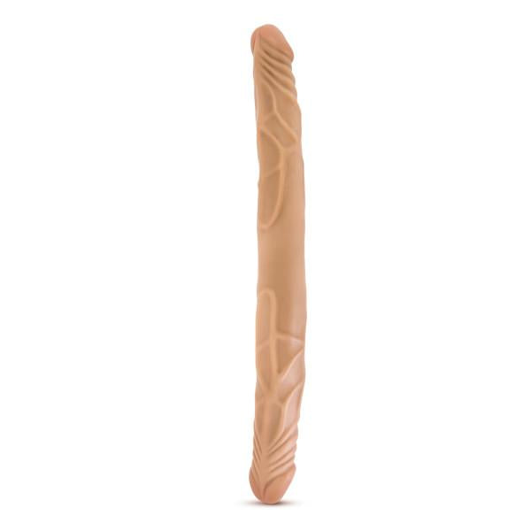 B Yours 14 inches Double Dildo Latin Tan - Buy X Toys