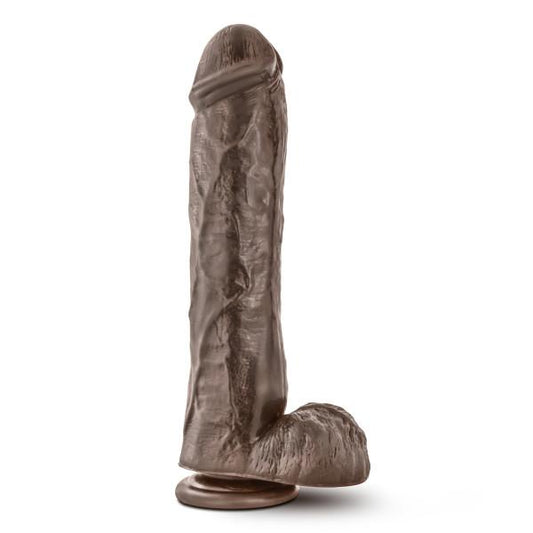 Mr Savage 11.5 inches Dildo with Suction Cup Brown - Buy X Toys