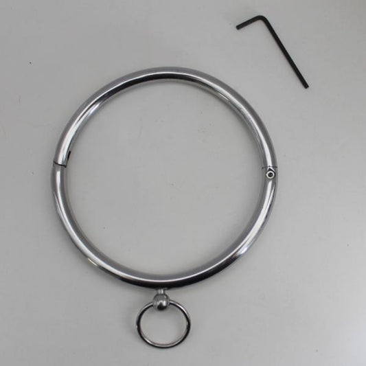 Rouge Stainless Steel Ring Collar Silver - Buy X Toys