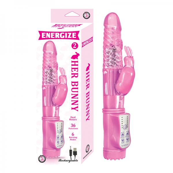 Energize Her Bunny 2 Rechargeable Vibe - Buy X Toys