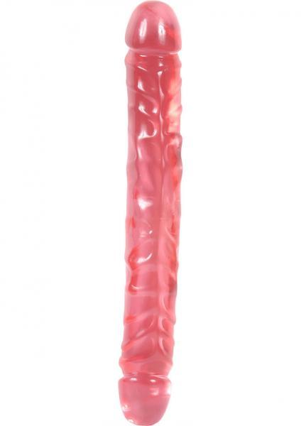 Jellies Jr Double Dong 12 Inch - Pink - Buy X Toys