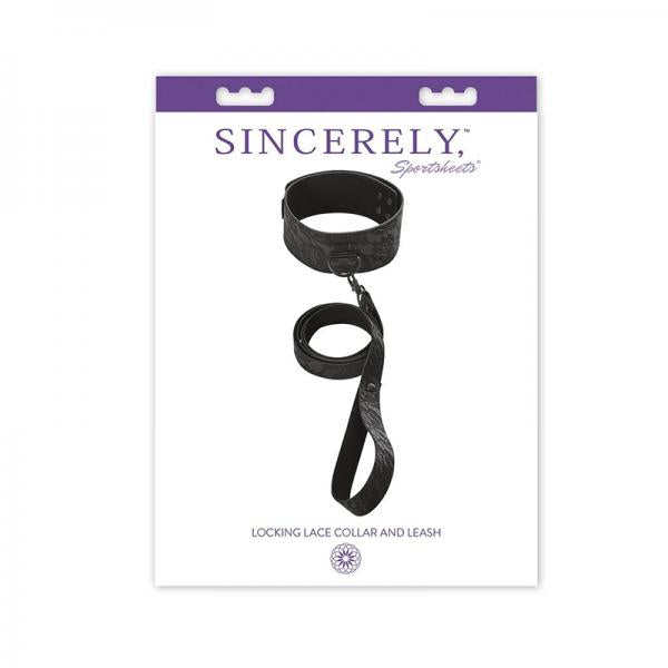 Sincerely, Ss Locking Lace Collar & Leash - Buy X Toys