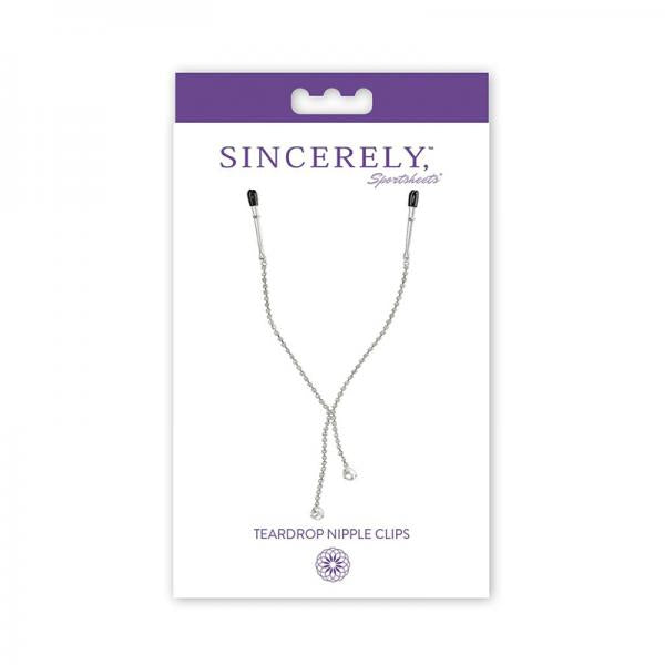 Sincerely, Ss Teardrop Nipple Clips - Buy X Toys