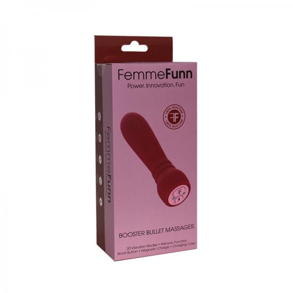 Femmefunn Booster Bullet Vibrator Maroon Brownish Red - Buy X Toys