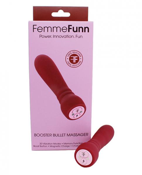 Femmefunn Booster Bullet Vibrator Maroon Brownish Red - Buy X Toys