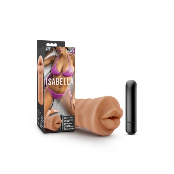 M For Men Isabella Mocha Tan Mouth Stroker