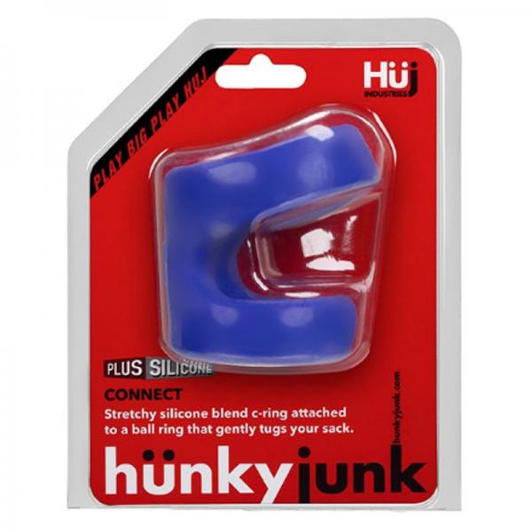 Hunky Junk Connect Cock Ball Tugger Blue - Buy X Toys