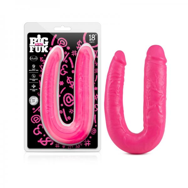 Big As Fuk 18 Inches Double Head Cock Pink - Buy X Toys